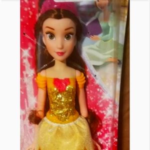 New Disney Belle Doll and Yellow Belle Dress, New In Box. This is a set. Sz 4